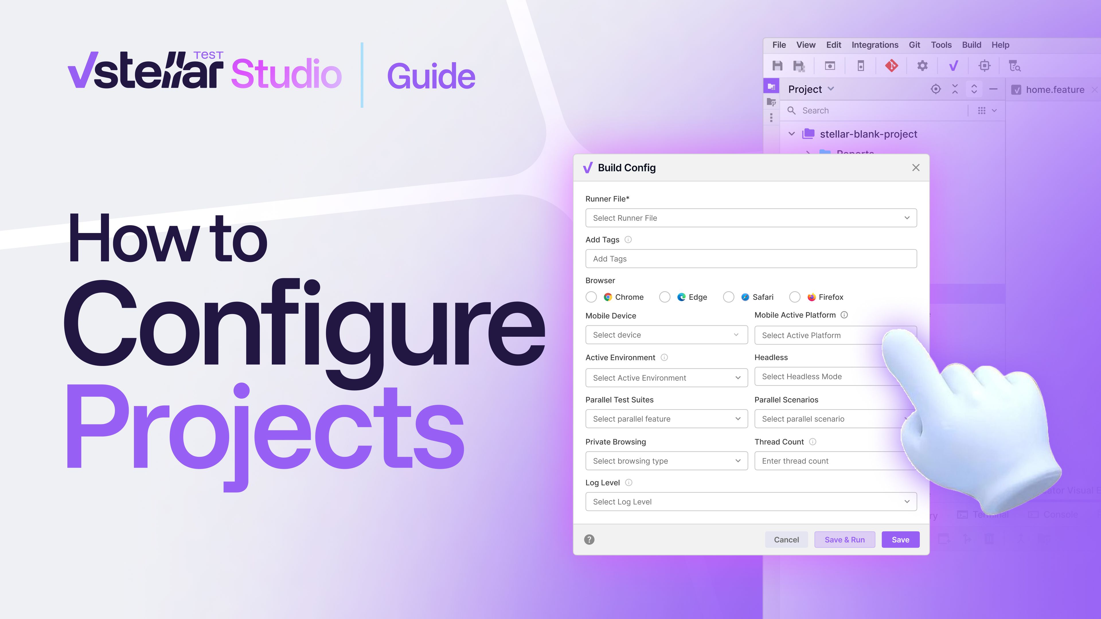 How to Configure Project Settings in vStellar Studio 