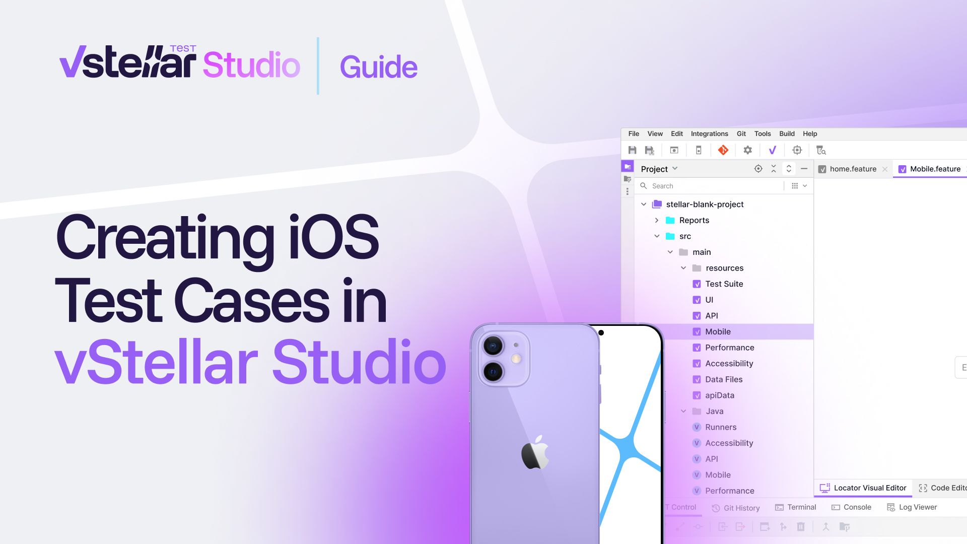 create ios test cases